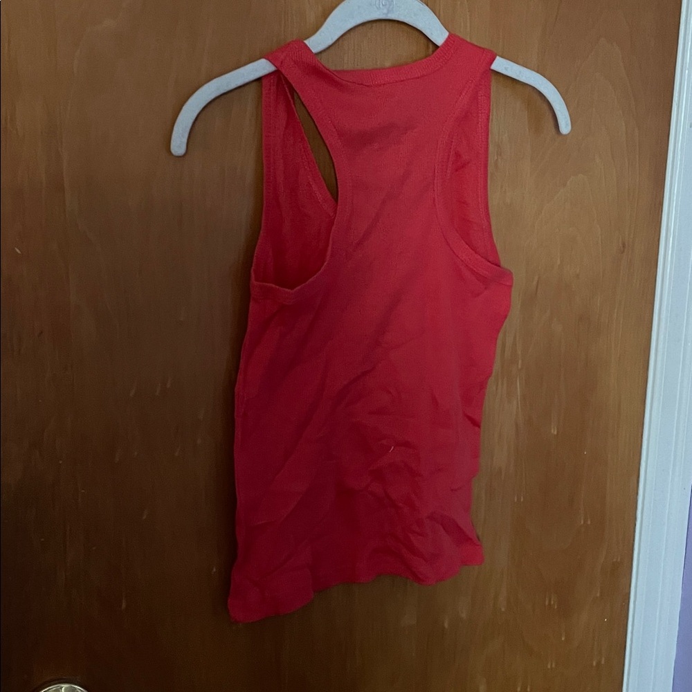 Strawberry Red Ribbed Tank 🍓 - Picture 8 of 9